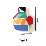 Ins Acrylic Vase Fridge Magnet Suitable for Flower Arrangements Home Decoration Kitchen Blackboard 3D Stickers Magnetic