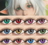 1 Pair Cosplay Contact Lenses for Eyes Halloween Lenses Anime Lenses Anime Accessories Lenses Role playing contact lenses