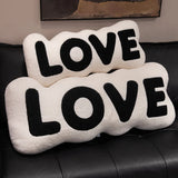 Love Letter Pillow Lumbar Waist Cushion For Couch Living Room Valentine's Day Wedding Ceremonies Party Decorations