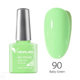 Nail Gel Polish 7.5ml HEMA/TPO FREE Red Sparkle Sequin Gel Nails Beautiful Semi Permanent Soak Off UV LED Gel Polish