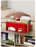 Foldable Desk Organizer No Drill Wall Mount Hanging Storage Box Space Saving Rack for Home Living Room Bedside Office Stationery