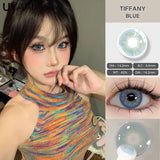 2pcs Color Contact Lenses Brown Color Lens Baby Blue Eyes Beauty Pupils Cosmetic Makeup Green Contacts Gray Lenses Yearly