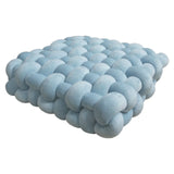 Square Knot Stuffed Cushion Nordic Aesthetic Pillow Decorative Plush Pillow Office Sleeping Floor Windowsill Back Cushion Decor