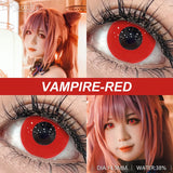 2pcs Hot Cosplay Contact Lenses for Eyes Black Eye Lenses Red Lens Eye Makeup for Halloween Anime Cosplay Crazy Lenses