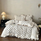 Winter Fleece Bedding Set Warm Bed Linens Sheet Pillowcase Duvet Cover Set Underwear