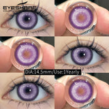 Halloween White Colored Contact Lenses Cosplay Crazy Red Contact Lenses Black Anime Eye Lenses White Beauty Makeup Lens