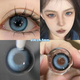 1 Pair/2pcs Lenses Blue Series Beauty Contact Lenses for Eyes Comestics Natural Pupil Eye Color Lens Myopia Brown Lenses
