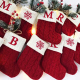 Christmas Alphabet Knitting Socks Christmas Tree Ornaments Christmas Decorations For Home 2023 Navidad Noel Xmas Gift