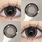 2Pcs Yearly Color Colored Contact Soft Circular  Black Makeup Blue Lens Lenses Beauty Pupil Gray Brown Eyes Fast Shipping