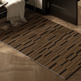 Modern Geometric Wire Loop Mat Dust-Resistant Non-slip Waterproof Easy-to-Clean for Indoor Entryway Living Room