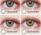 Egypt Color Lens 1 Pair Color Contact Lenses Contact Color Lens Eyes with Contact Case