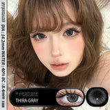 1 Pair Color Contact Lenses for Eyes fashion Color Eye Lens Brown Eye Lenses  Gray Pupils Lens Yearly soft lenses