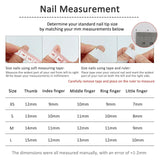 10pcs Detachable Cat Eye Gradient Fake Nail Magic Mirror Powder Square Press on Nails Medium Length Ballet False Nails with Glue