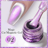 Auroras Cat Magnetic Gel Nail Polish Reflective Sparkling Glitter Semi Permanent Nail Art Soak Off LED UV Gel Varnis