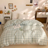 New All-cotton Class A Striped Washed Cotton Quilt Cover Skin-friendly and Comfortable Bedding Covers 160X210 220X240