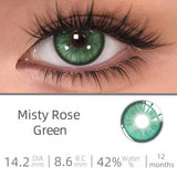 Love Story series Multiple colors Natural soft Contact lenses Blue Lenses Green Pupils Lens Yearly Cosmetic