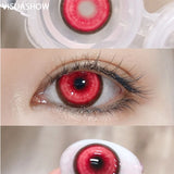 Yearly Disposable Color Contact Lenses 1Pair Anime Cosplay Party Cute Colored Contacts Fashion Makeup Lenses