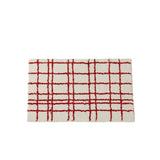 Nordic Tufting Grids Bathroom Mat Bathmat Soft Geomrtic Rug Tidy Pad Living Room Carpet Anti-slip Hallway Home Door Decor