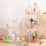 Large Capacity Acrylic Cosmetic Storage Box Desktop Organizer Perfume Rack Bathroom Bedroom Study Modern Minimalist Design