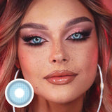 Colored Pupils 1Pair Contact Lenses for Eyes Brown Eye Lenses Green Contact Lenses Fashion Gray Makeup Lenses 1Year