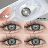 Myopia Color Contact Lens Degree 2Pcs Prescription Lenses for Eyes Natural Cosmetic Diopters Yearly Contact Lens