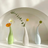 Small Fresh Ceramic Vase Simple Home Decoration Vase Living Room Dining Table Top Vases Small Flower Utensils
