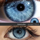 1 Pair Green Contact Lenses for Eyes Beauty Pupils Lenses Eye 14.2mm Yearly Use Fashion Blue Colored Contacts Lenses Green