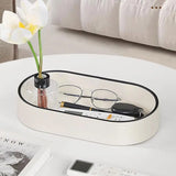 Pu Storage Box Sundry Key Storage Box Makeup Jewelry Organizer Home Entrance Desktop Tray Living Room Decoration