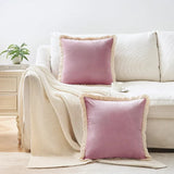 45x45CM Chenille Fresh Throw Pillow Cover Soft Comfortable Stamping Waist Cushion Cover Decor Home Decorative Pillowcase
