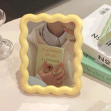 Creative Candy Color Makeup Mirror High-definition Adjustable Folding Mirror Thickened Beauty Mirror Home Bedroom Desktop