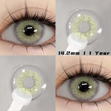 2pcs Natural Color Contact Lenses for Eyes Gray Lenses Colorcont Korean Lenses Yearly Beauty Brown Eye Contacts Lens