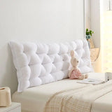 Ins Princess Wind Bedhead Cushions Soft Package Backrest Waist Protection Cushion Dormitory Anti Collision Wall Bedheads Cover