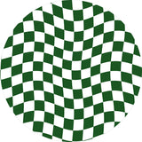 Ikeehome  Irregular Checkerboard Bedroom Rug Round Simple Design Solid Color IG Fashion Living Room Carpet Polyester Cute Decoration Home
