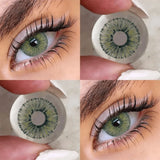 Eye Eyes Color Contacts Colored Contact Lenses Lens Small Pupil Daily Beauty Black Blue Brown 2Pcs 6 Months Half Year