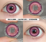 1 Pair Cosplay Color Contact Lenses for Eyes Anime Red Lenses Pink Halloween Cosmetic Contact Yearly Purple Eye Lenses