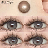 Myopia Contact Lenses for Eyes Color Prescription Korean Pupils Parkas Makeup Accessories 2pcs Beauty Contact Lenses Yearly Lens