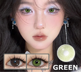 2pcs New Fashion Blue Colored Contacts Lenses for Eyes Brown Eyes Contacts Lenses Yearly Cosmetic Brown Contact Lenses