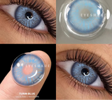 1pair Natural Color Contact Lenses for Eyes Fashion Blue Lenses Gray Pupils Brown Lenses Yearly Cosmetic Green Contacts