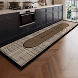 Kitchen Floor Mat PVC Leather Oil-resistant Stain Resistant Foot Mats Home Waterproof Anti-slip Rug Balcony Carpet
