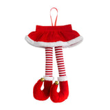 Leg Shaped Car Hanging Ornaments Novelty Funny Christmas Car Decor Unique Auto Interior Pendant Leg Shaped Ornament Xmas