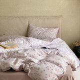 Egyptian Cotton Underwear Bedding Sets Linens Queen King Ru Size Print Sheet Pillowcase Blanket Cover Set
