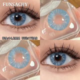 1 Pair  Contact Lenses for Eyes Color Eye Contacts Brown Gray Lens Beautiful Pupils for Makeup Yearly Use