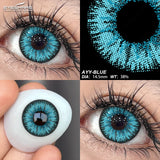 2pcs Colored Contact Lenses Halloween Cosplay White Crazy Contact Lenses Anime Red Eye Lenses Green Makeup Contact Lens