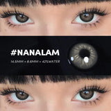 New 1 Pair Colored Contact Lenses with Prescription Myopia Lenses Degree 0~-6.00 Colored Pupils Year Disponible