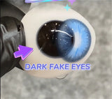 Colored Contact Lenses Lalens Cannes Brilliant Blue Denim Brown Deep Ocean Color Contacts Eye Lens Eyes Half Year 2Pcs