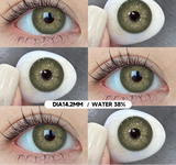 1 Pair Colorful Eyes Blue Lenses Korean Natural Lenses Color Contact Lenses Eyes Gray Soft Beautiful Pupil Annual Use