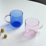 Floriddle Borosilicate Mug Glass Mug Heat-resistant Glass Cup Drinkware Tea Juice Milk Cup Coffee Mug Home Water Glasses