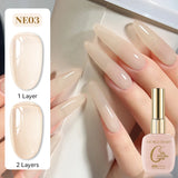 15ml Jelly Pink Summer and Spring Gel Nail Polish Semi Permanent UV Gel Polish All For Manicure Soak Off Vernish