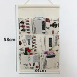 Home Storage & Organization Multilayer Fabric Hanging Storage Bag for Door Wall Wardrobe Dormitory Creative Organizer