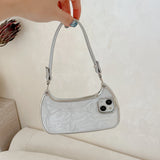 Electroplated Handbag Hand Strap Phone Case For iPhone 16 15 14 13 12 11 Pro X XR XS Max Soft Shockproof Cover